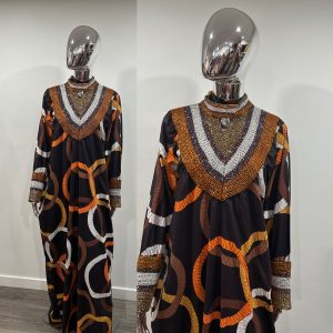 Beaded Kaftan Dress