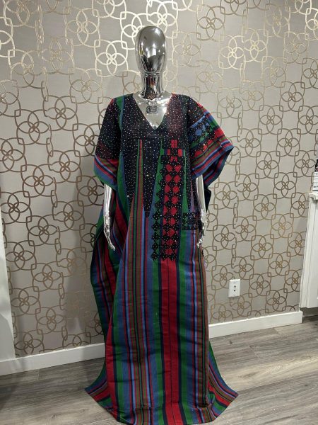 Royalty Luxury AsoOke Boubou Dress (Embroidered)