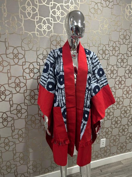 Kimono Ankara Aso Oke (Short)